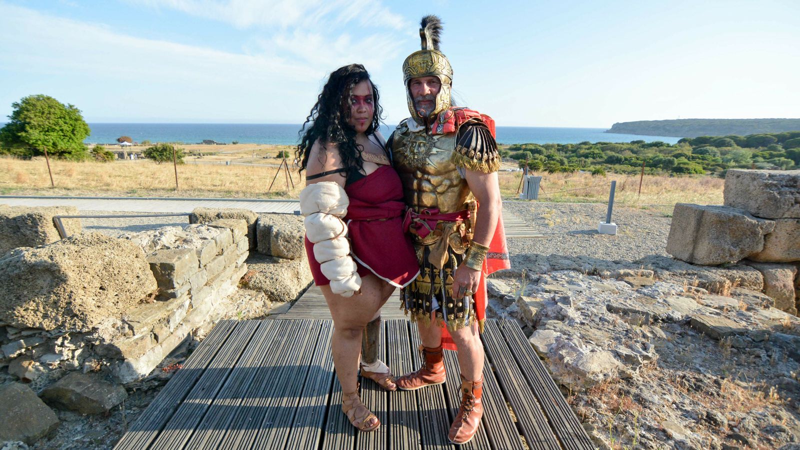 I Jornadas de recreacion historicas  Baelo Romanorum, la Baelo de los romanos.