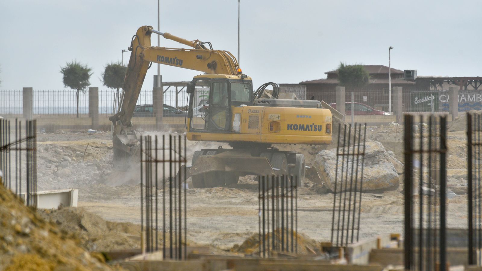Las obras del Estadio Municipal de La Línea