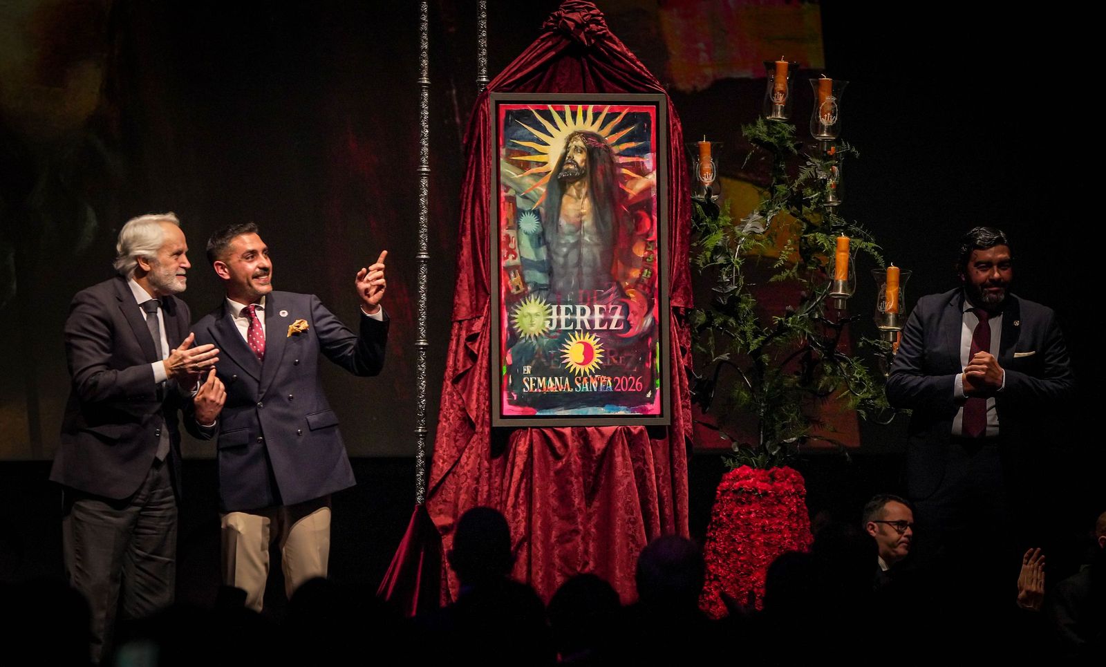 Imágenes de la presentación del cartel de la Semana Santa de Jerez 2026