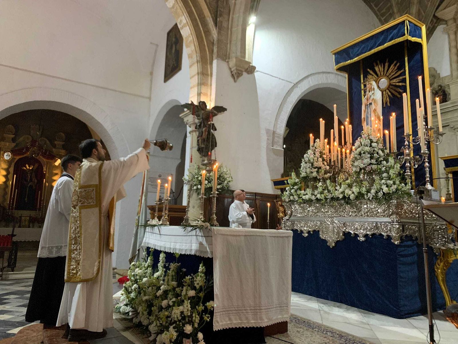 Celebración de la festividad de la Patrona, el pasado mes de febrero