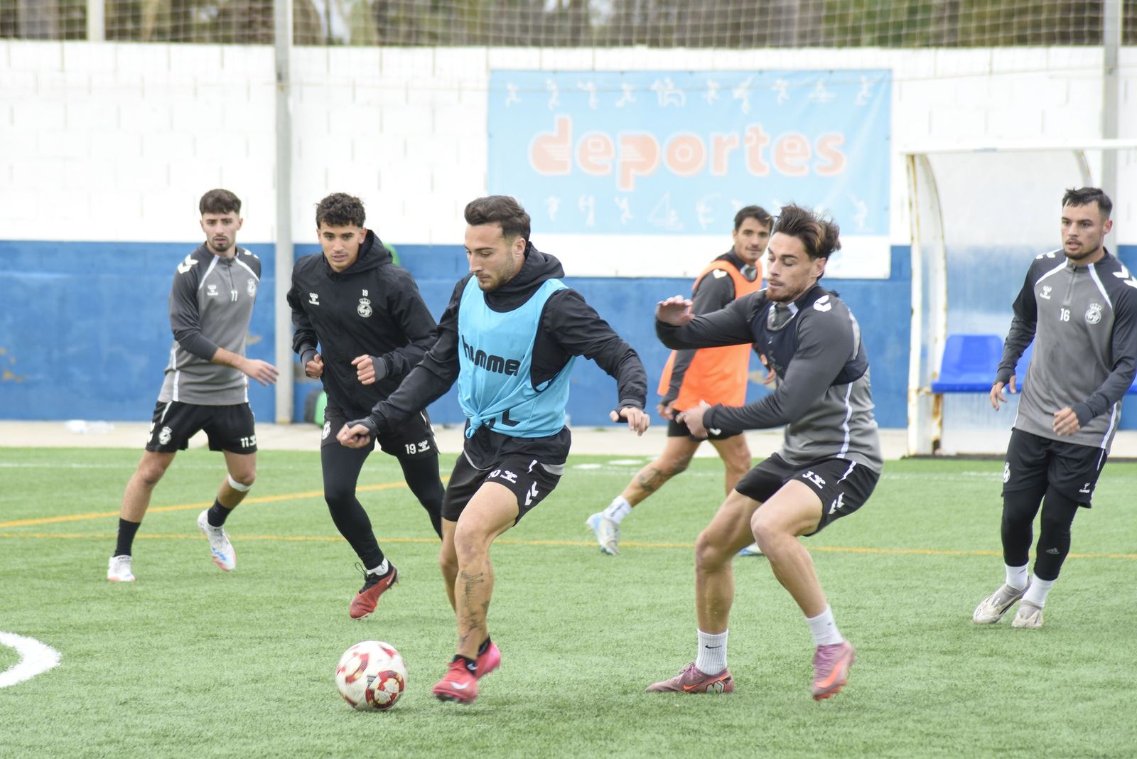 Las fotos del primer entrenamiento de Ángel Mancheño con la Balona