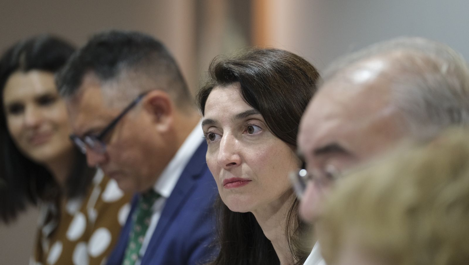 Imágenes de la conferencia de la Ministra de Justicia, Pilar Llop, en el Aula de Cultura Socialista.
