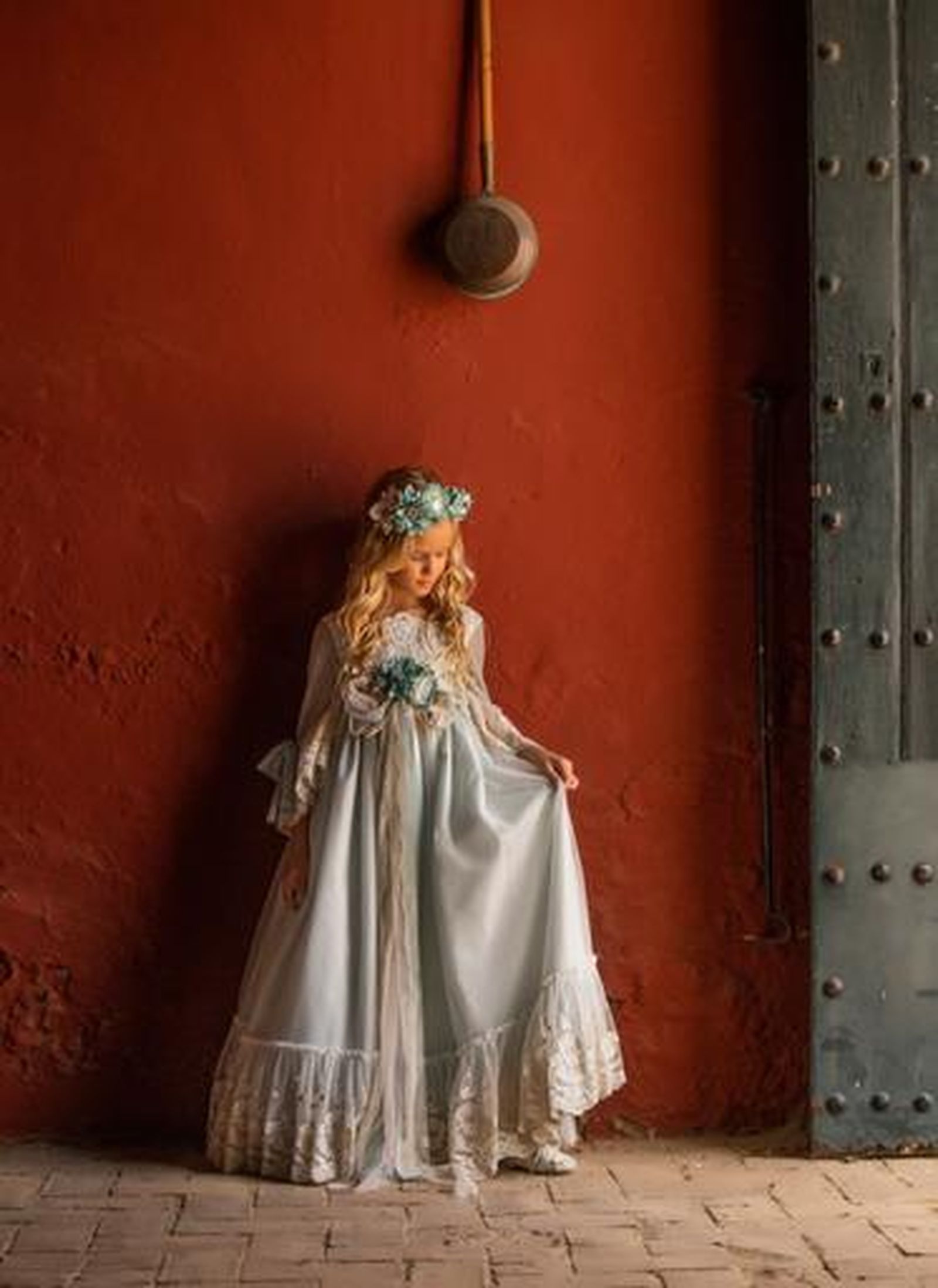 Una de las propuestas de la firma Mercedes de Alba de moda infantil.