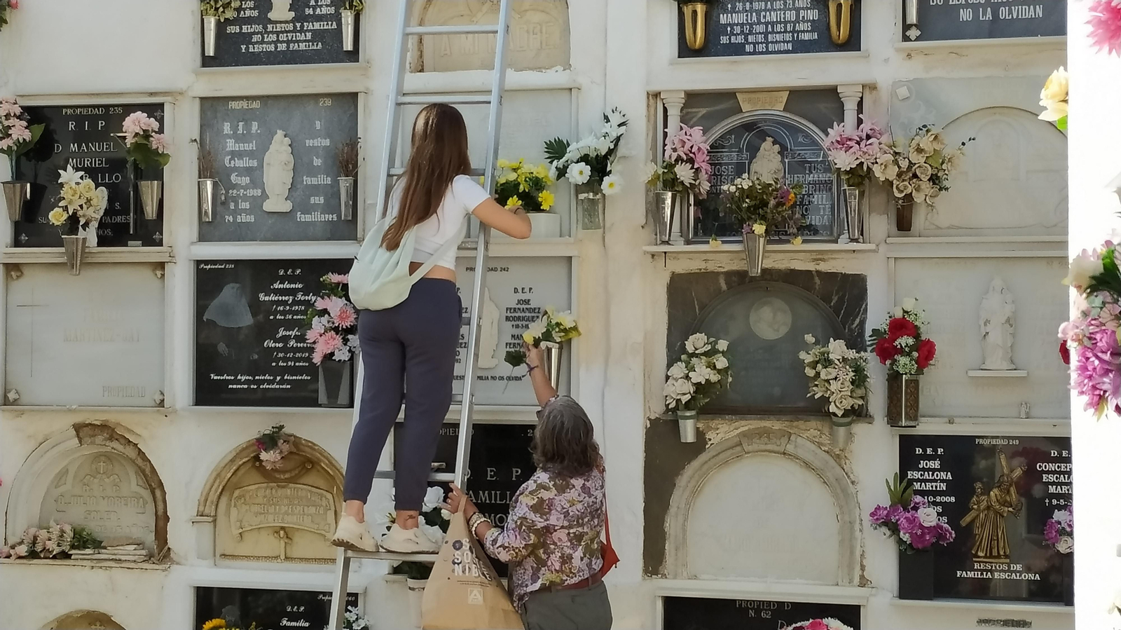 Día de los Difuntos en el cementerio de la ciudad de San Fernando