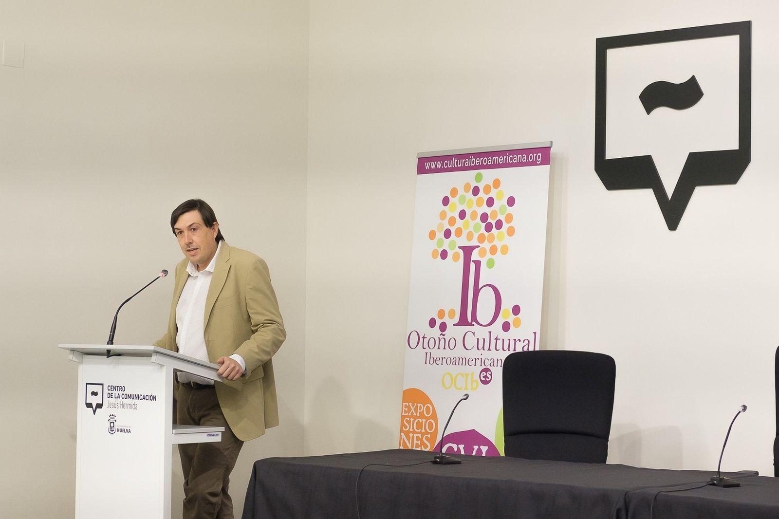 Juan F. Caballero, presidente de la Asociación de la Prensa de Huelva.