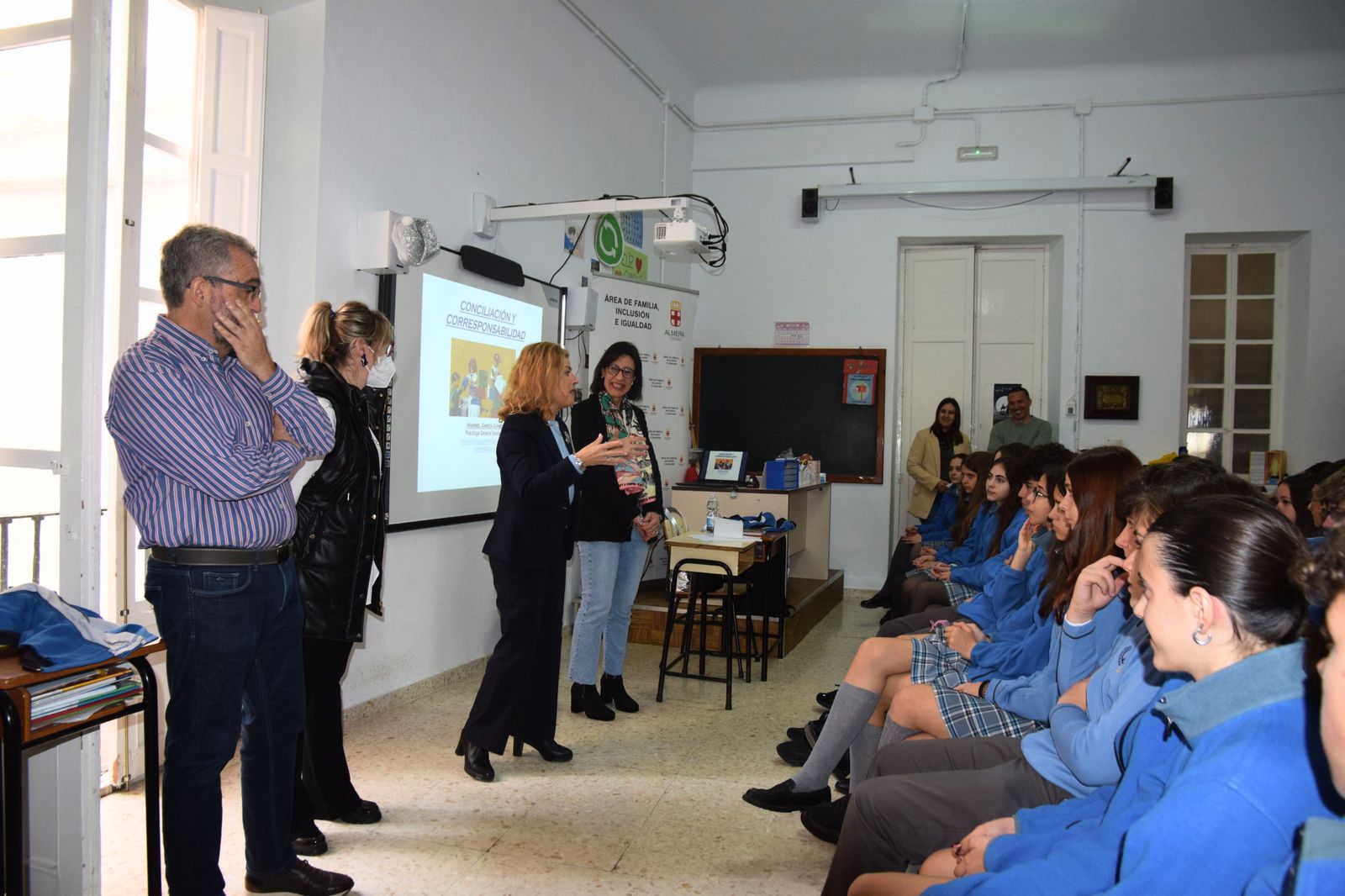 Paola Laynez, en la charla ofrecida en El Milagro