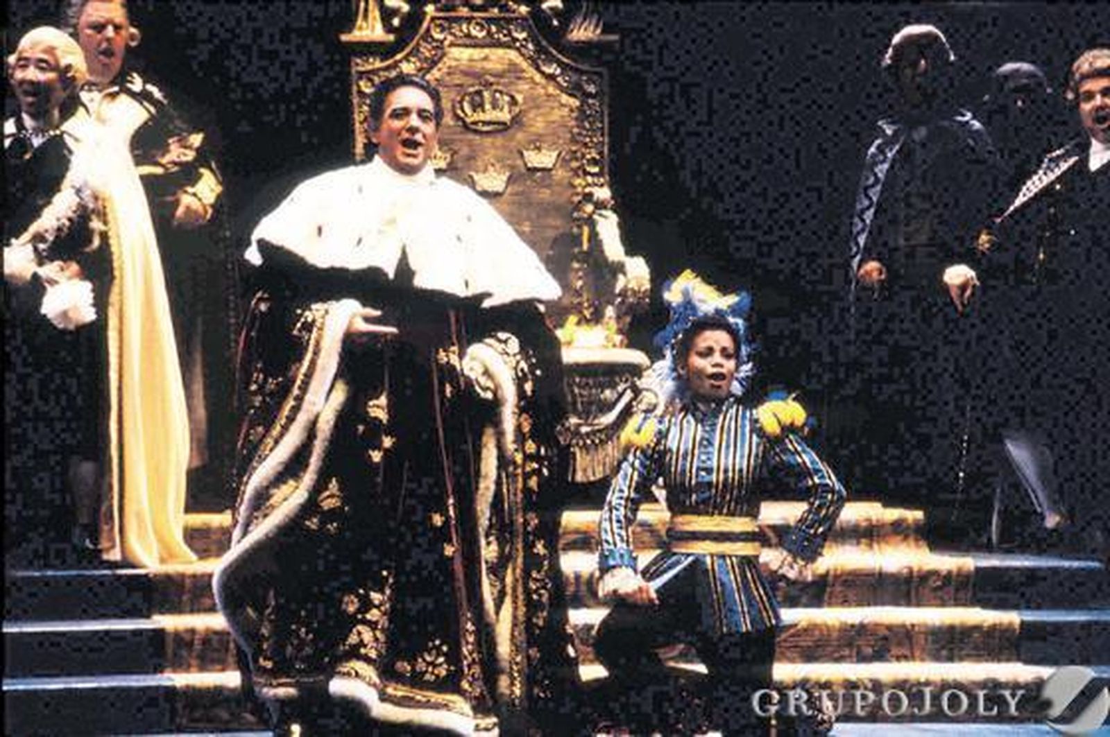 Plácido Domingo en el 'Ballo in maschera' del Metropolitan de Nueva York.  Foto: Agesa