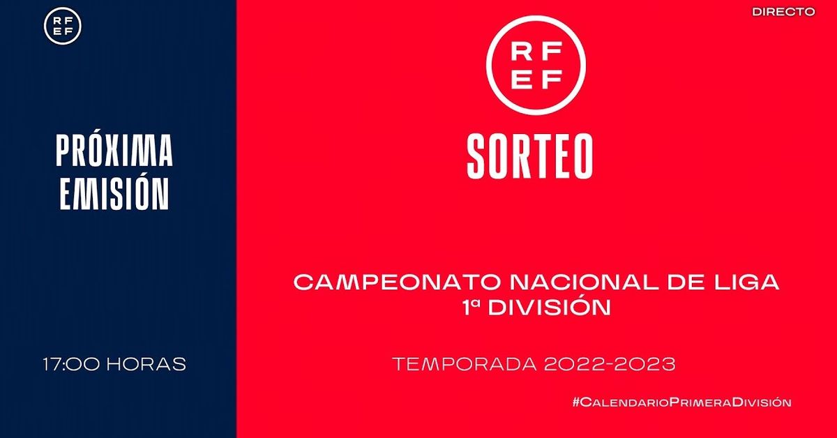 En directo, sorteo del calendario de Primera y Segunda División 2022/23