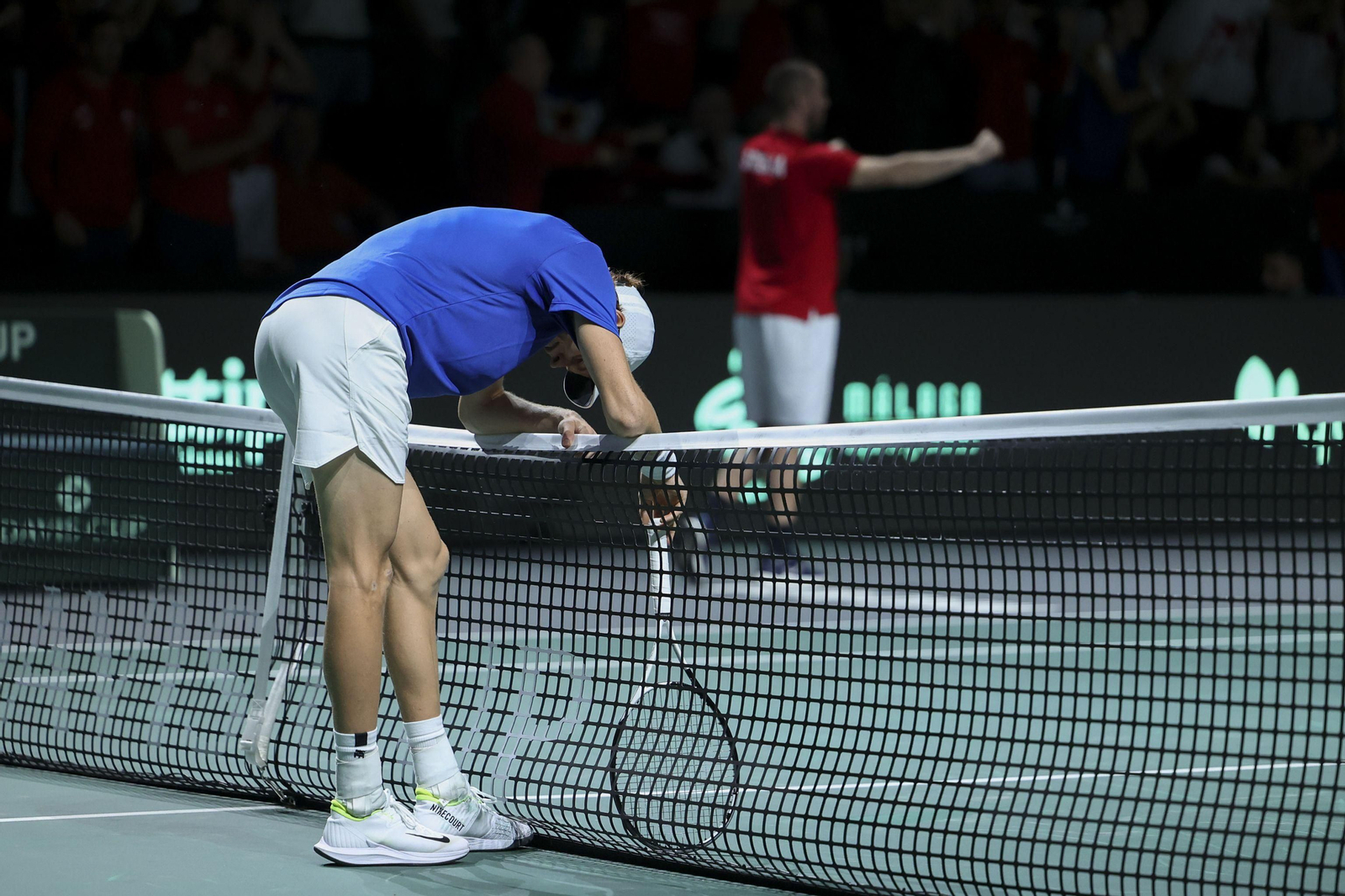 Copa Davis en Málaga: Sinner - Djokovic, en fotos