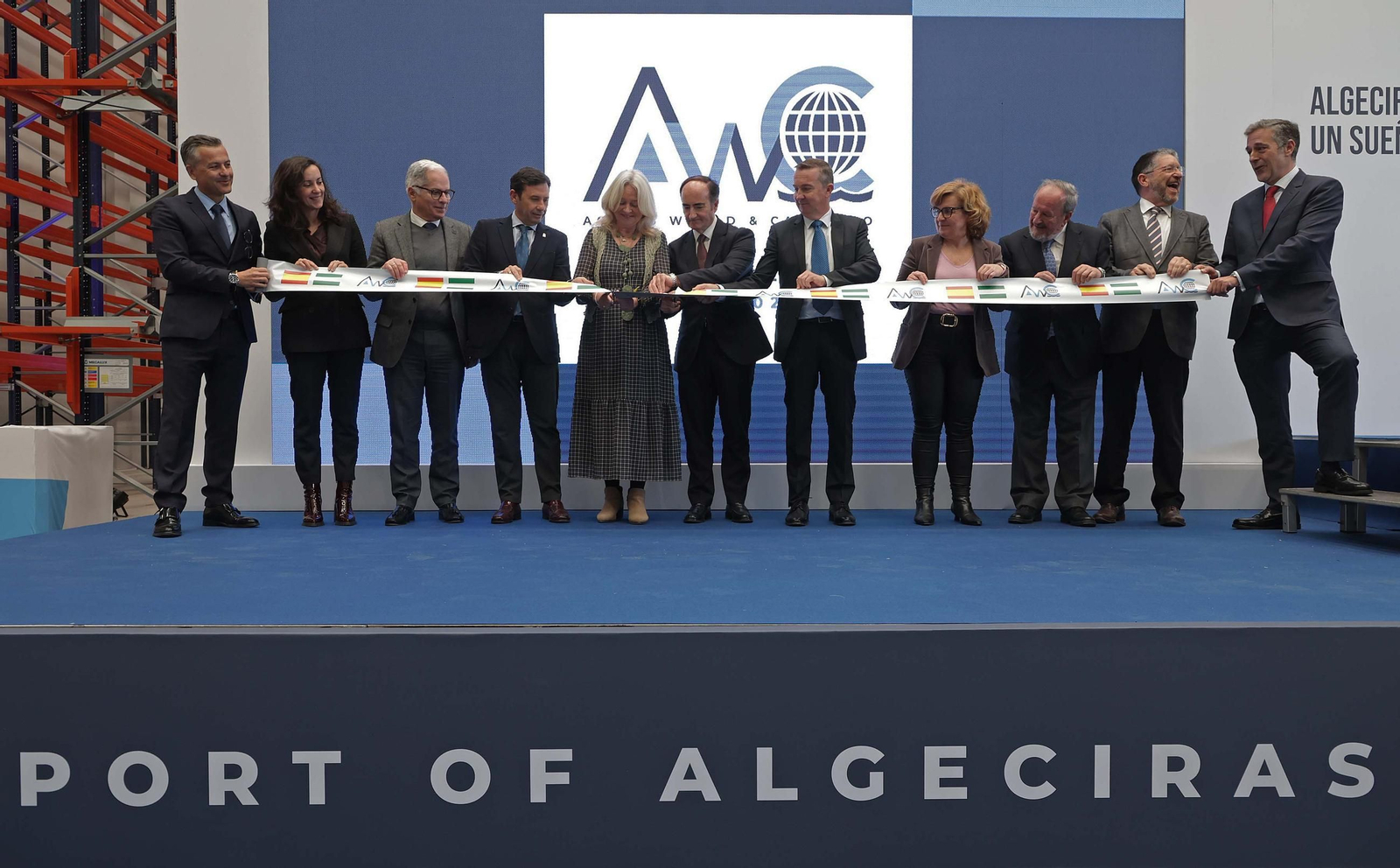 Fotos de la inauguración de Access World Carrasco en el puerto de Algeciras
