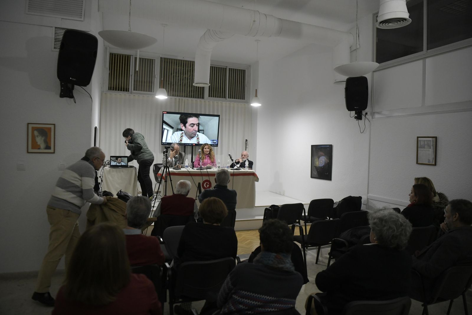 Uno de los actos celebrados en la sede del Ateneo de Granada el trimestre pasado.