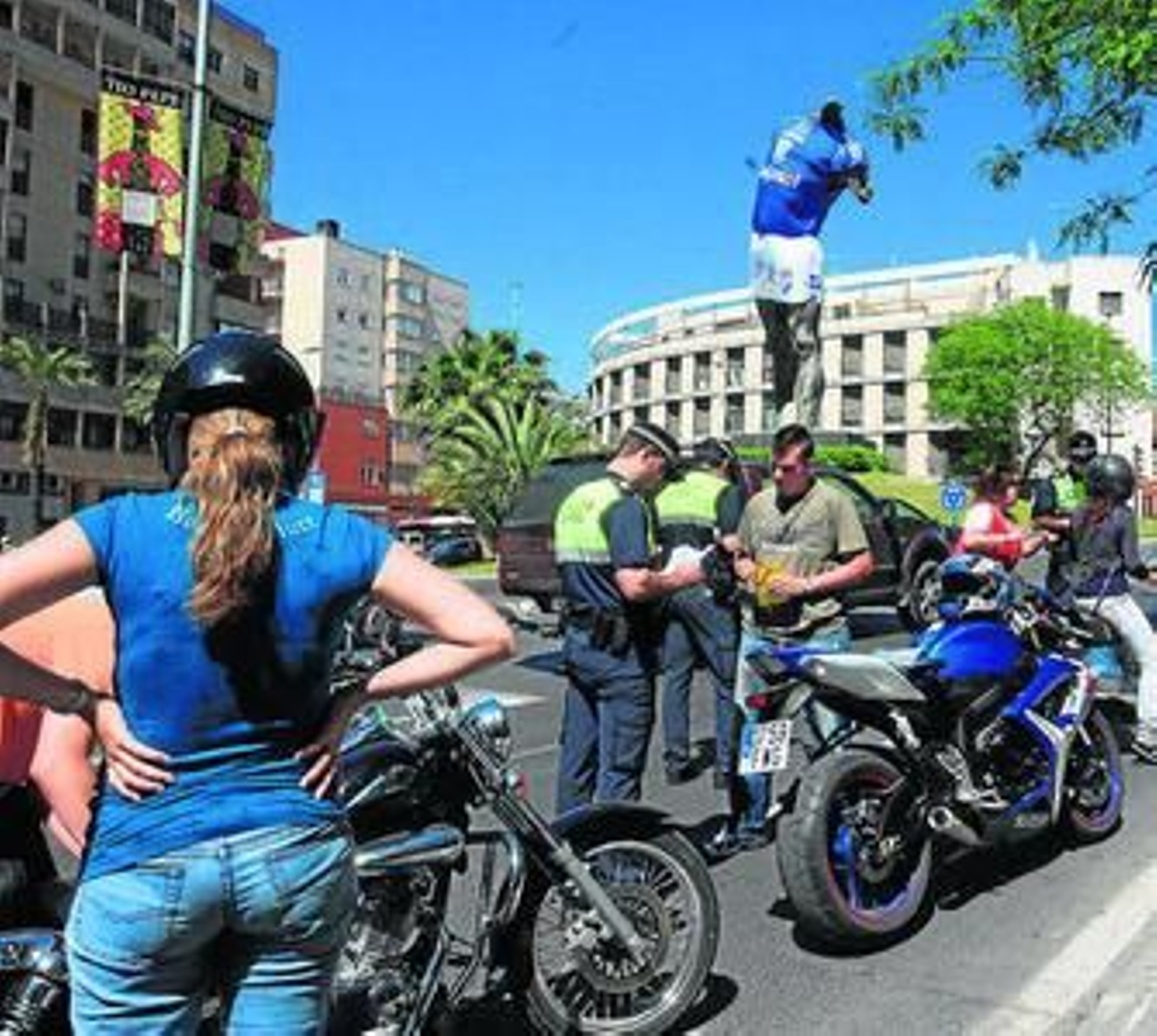 Imagen retrospectiva de un control del 092.