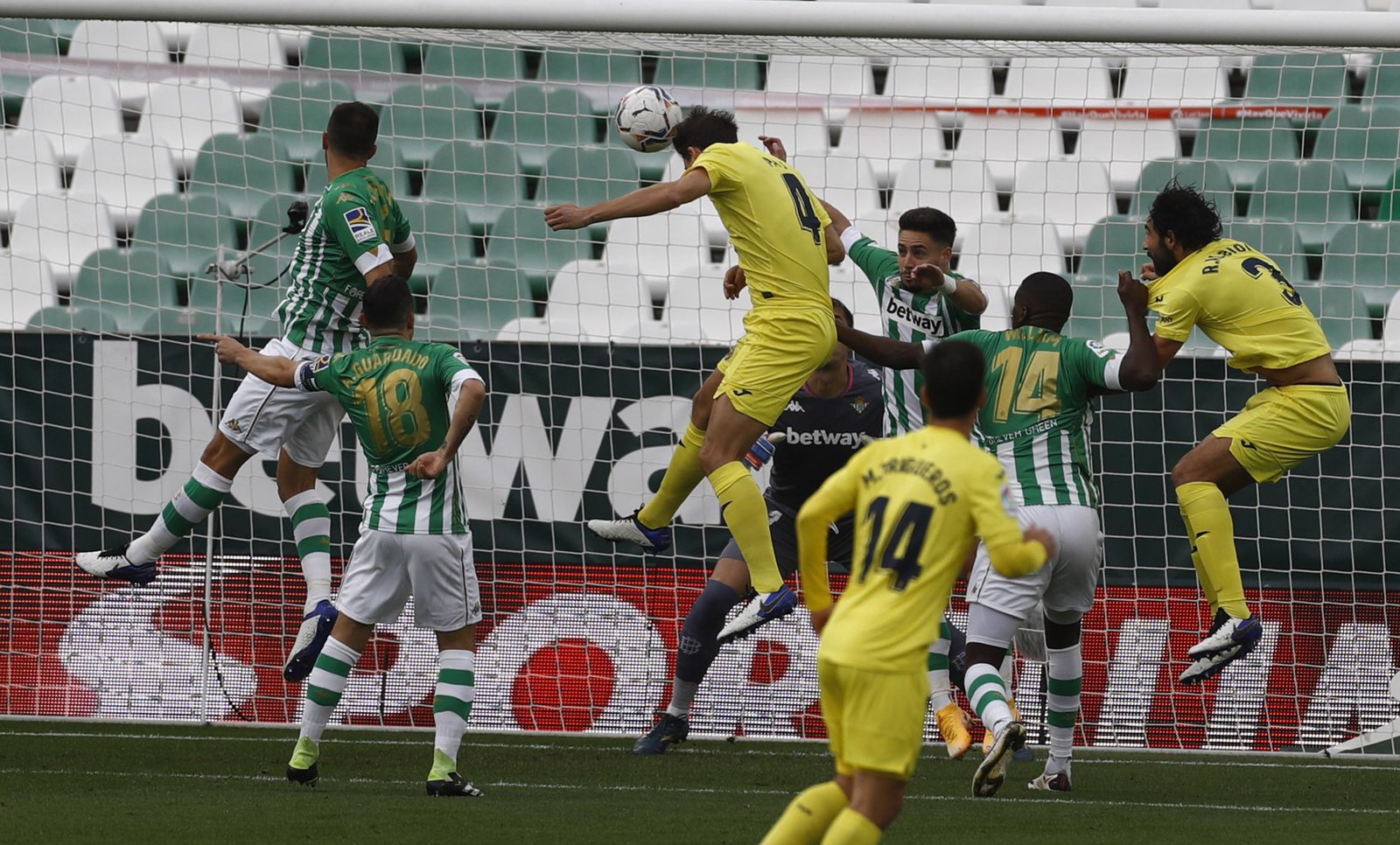 Las imágenes del Betis-Villarreal