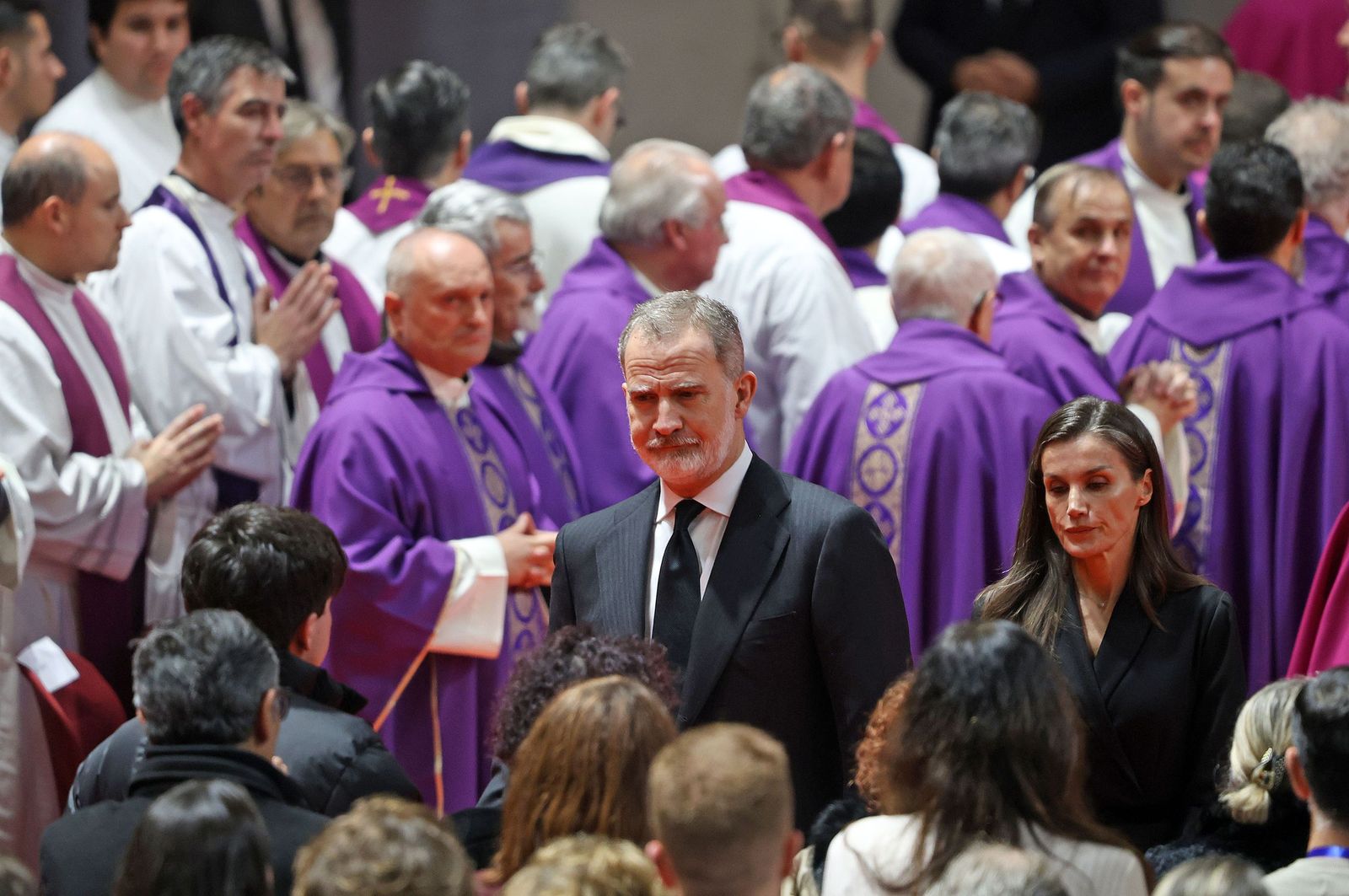 Fotografías de la misa funeral por las víctimas del accidente de tren en Adamuz