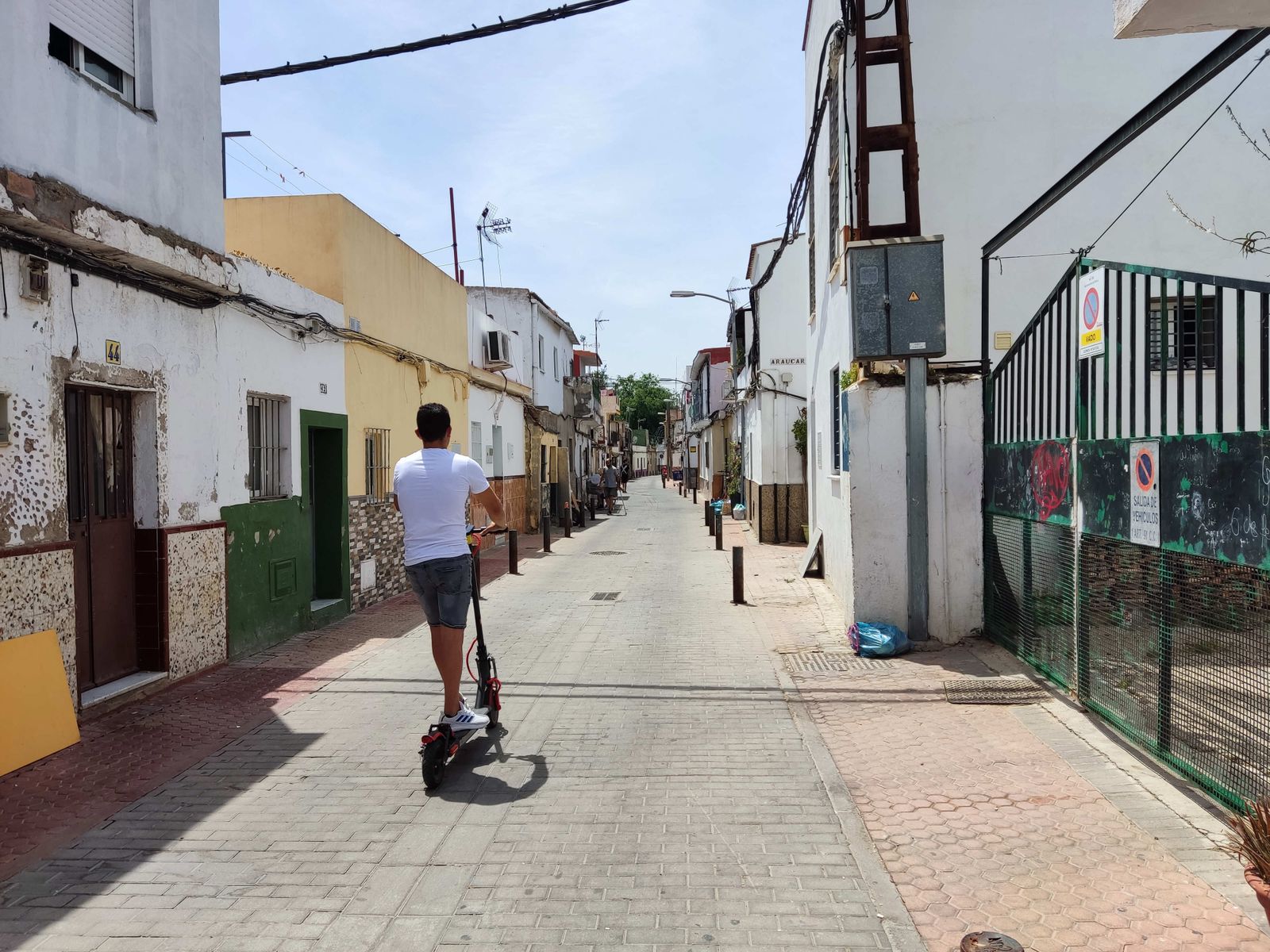 Una calle de la Bachillera.