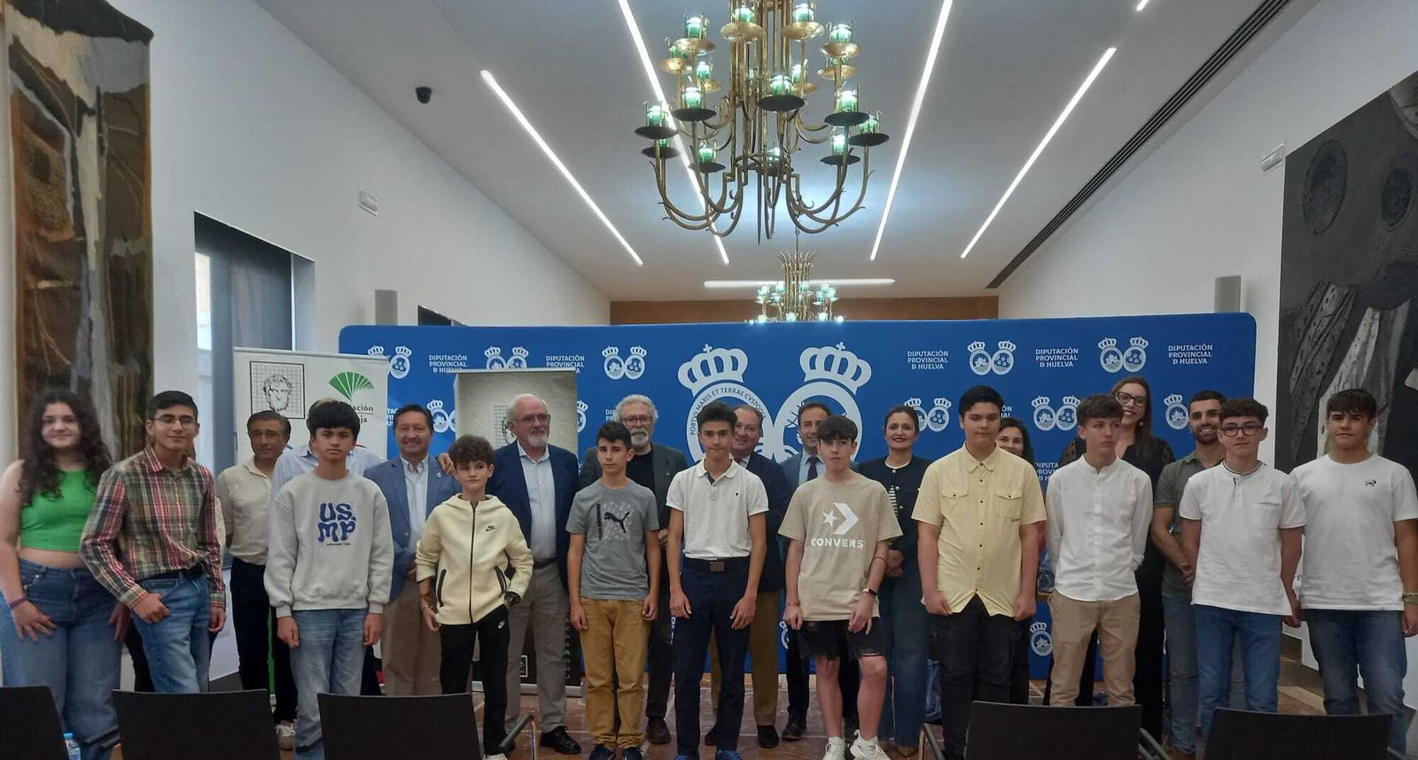 Los alumnos de Huelva premiados en la XXXIX Olimpiadas de Matemáticas Thales.