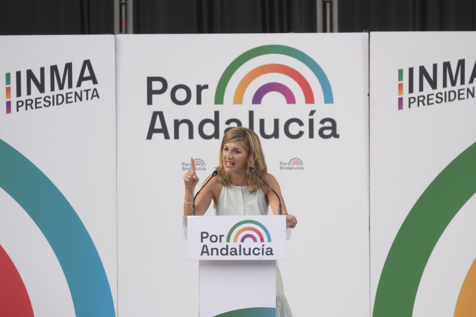 El acto electoral de Yolanda Díaz en Córdoba, en imágenes