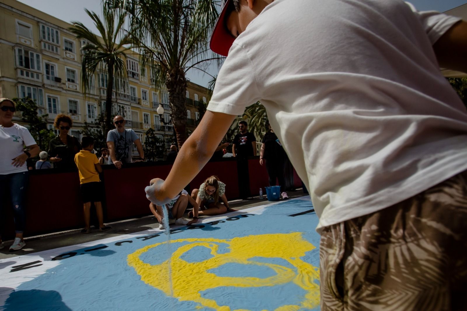 Todas las imágenes de los preparativos del Corpus en Cádiz