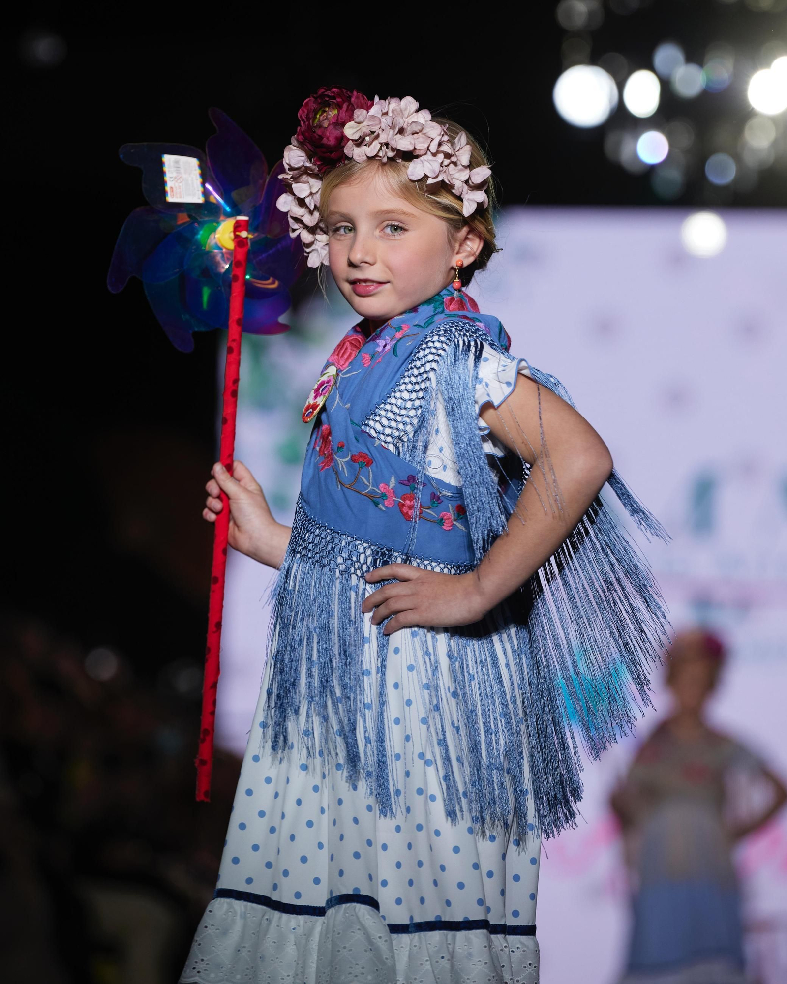 Uno de los diseños de Marta Arroyo vistos en E Love Flamenco 2025.