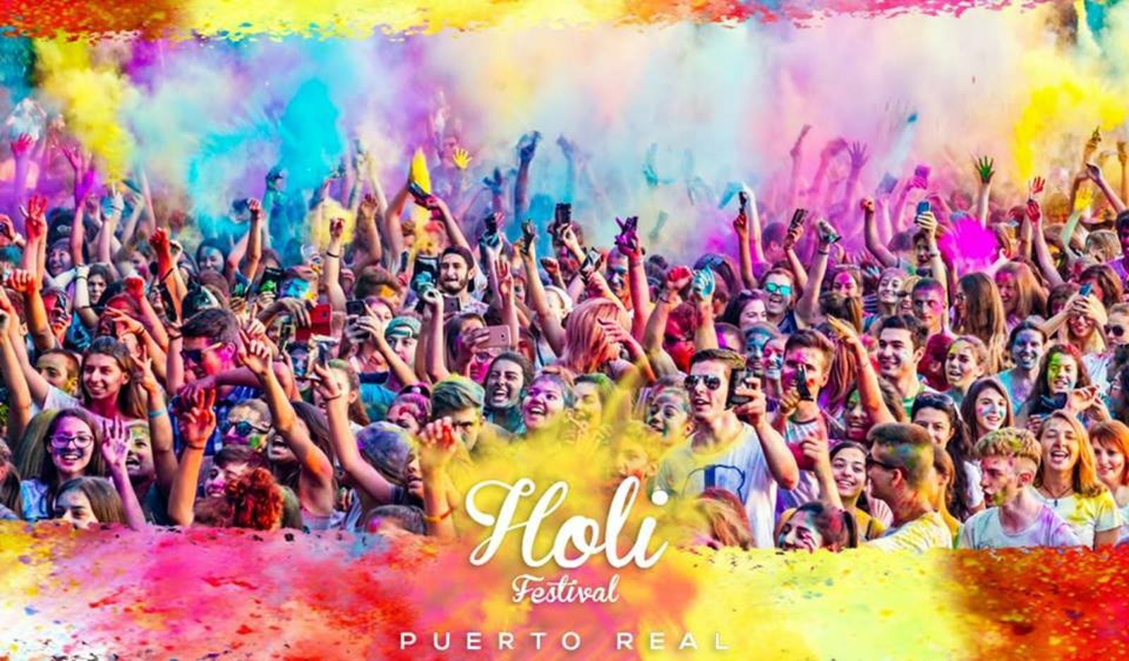 Imagen promocional del Holi Festival Puerto Real, que ha sido denunciada