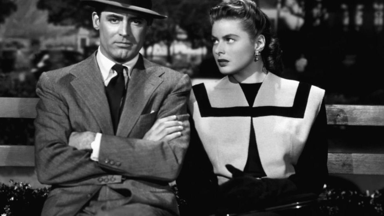 Cary Grant e Ingrig Bergman, en una escena de 'Encadenados'.