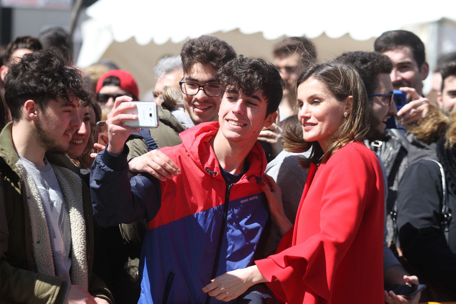 Imágenes de la visita de la reina Letizia a Huelva