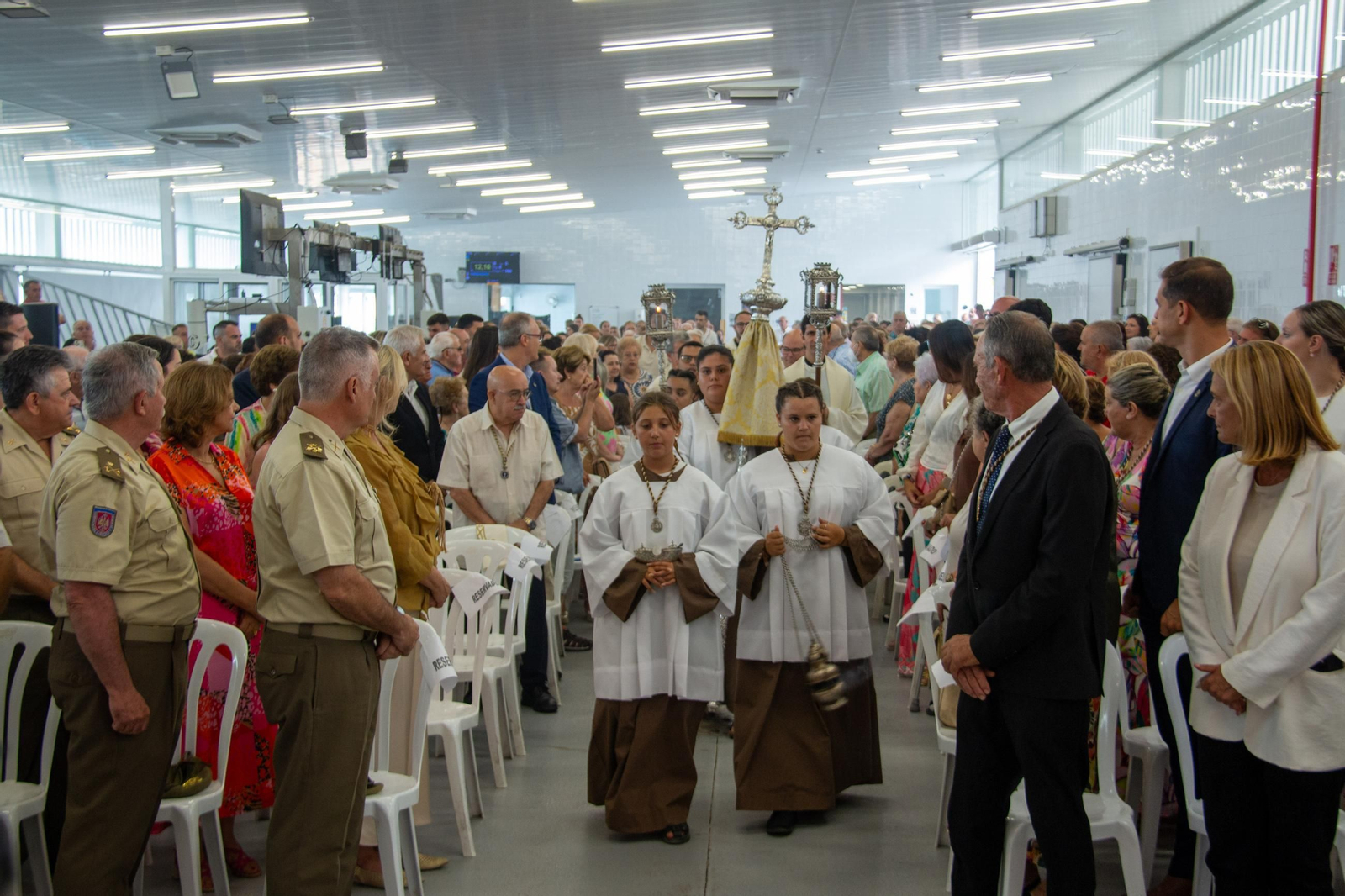 La Lonja de Motril acoge la tradicional misa en honor a la Virgen del Carmen La Lonja de Motril acoge la tradicional misa en honor a la Virgen del Carmen