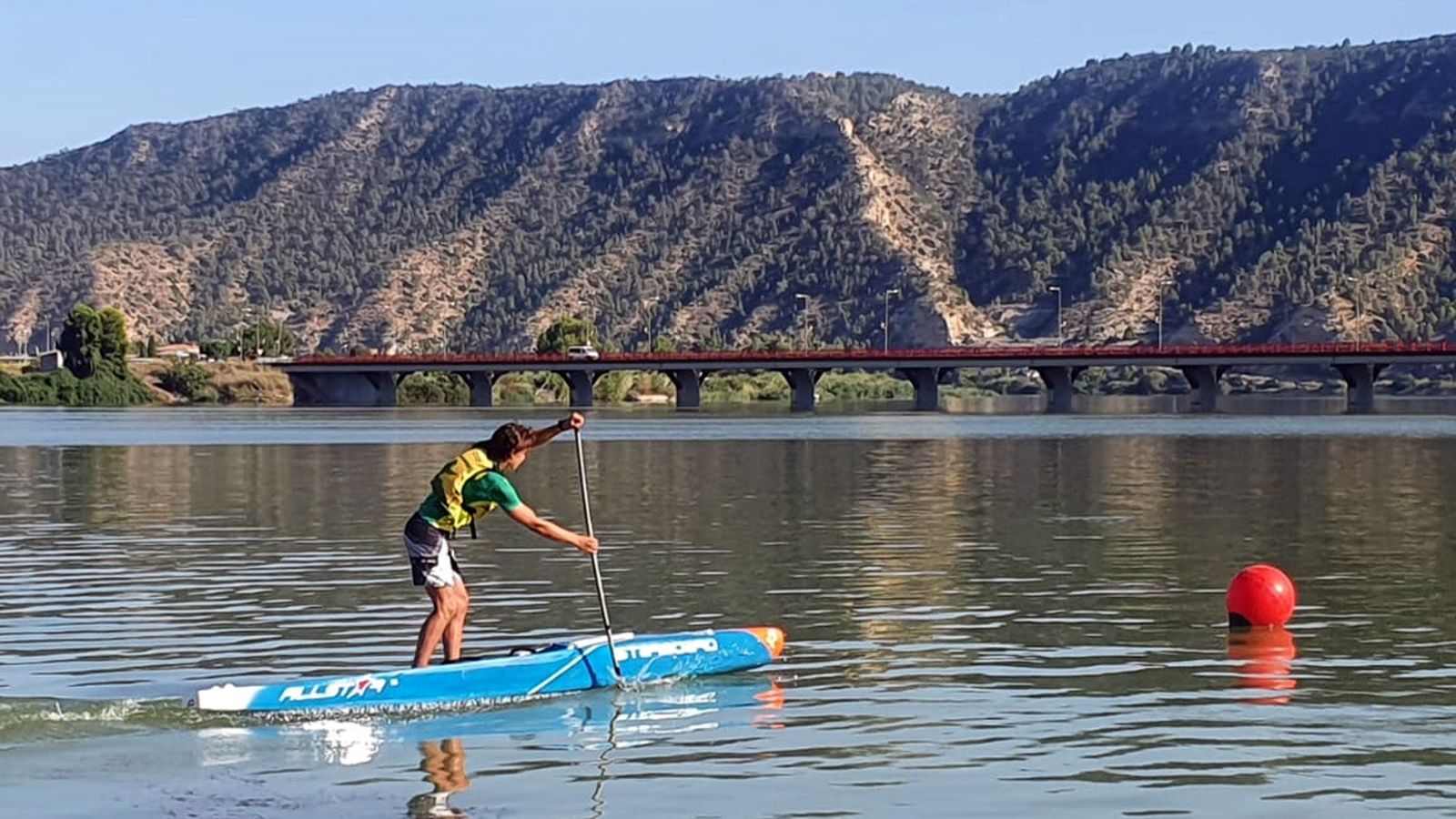 Rodrigo López durante su actuación en el Cinca
