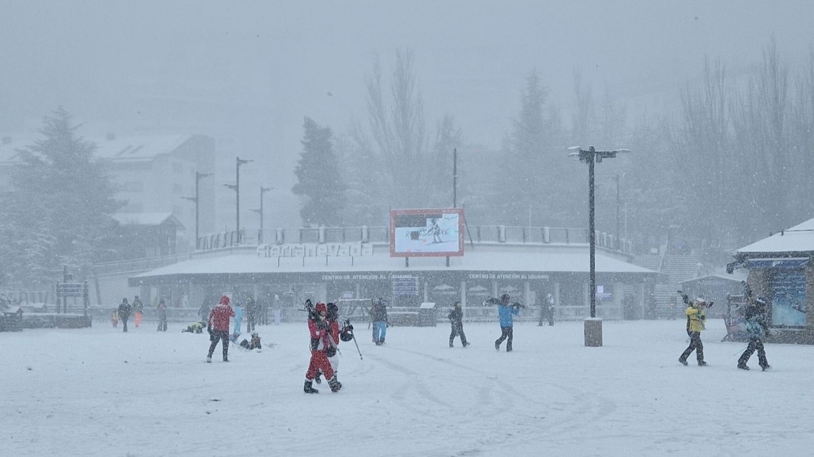 Estado de Sierra Nevada este Martes Santo.