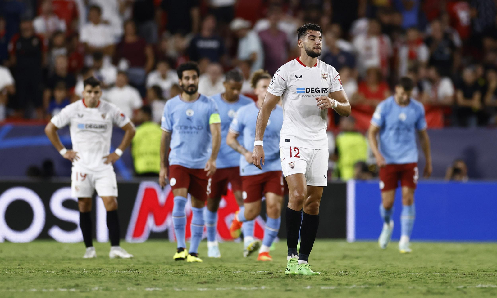 Las imágenes del Sevilla fc- Manchester City fc