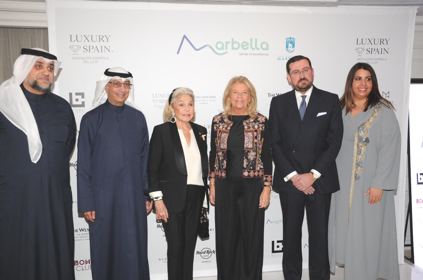 La recepción de la delegación de Marbella en la Embajada de España en Kuwait.