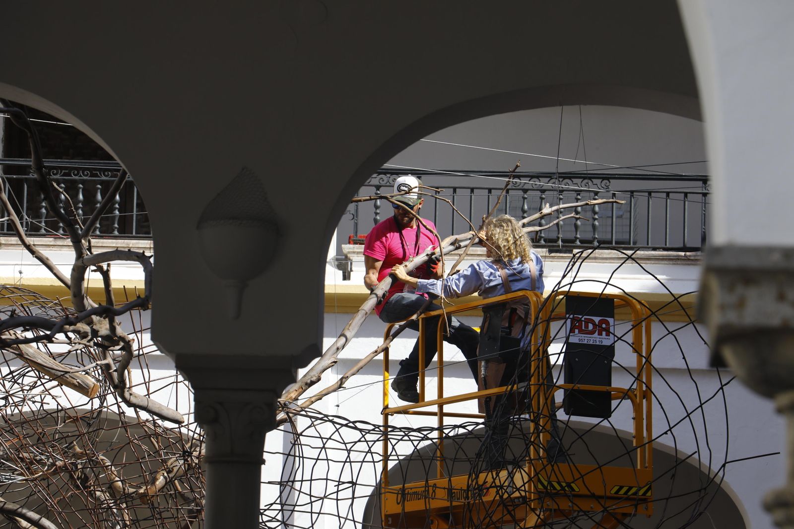 El montaje del Festival Flora, en imágenes