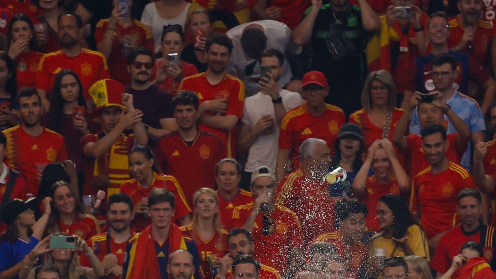 Las mejores imágenes del España - Francia