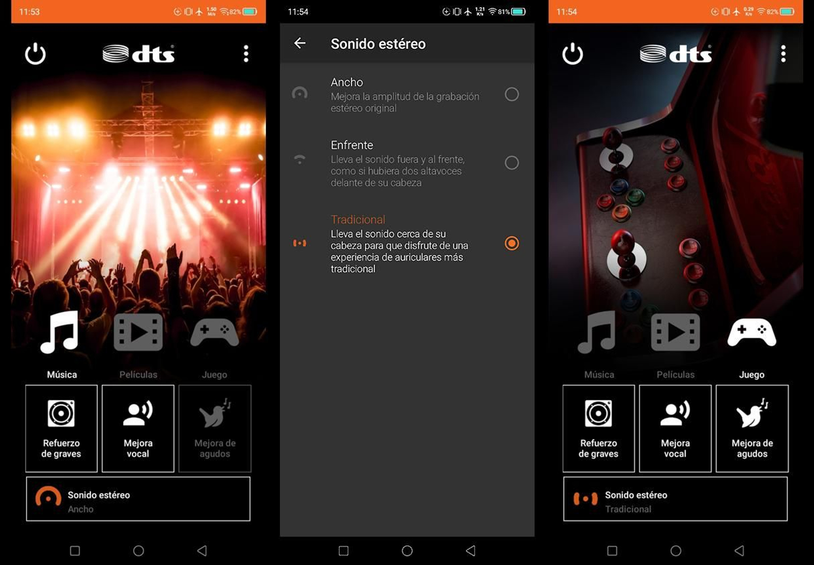 Sonido DTS en el smartphone ZTE Blade V40 Vita