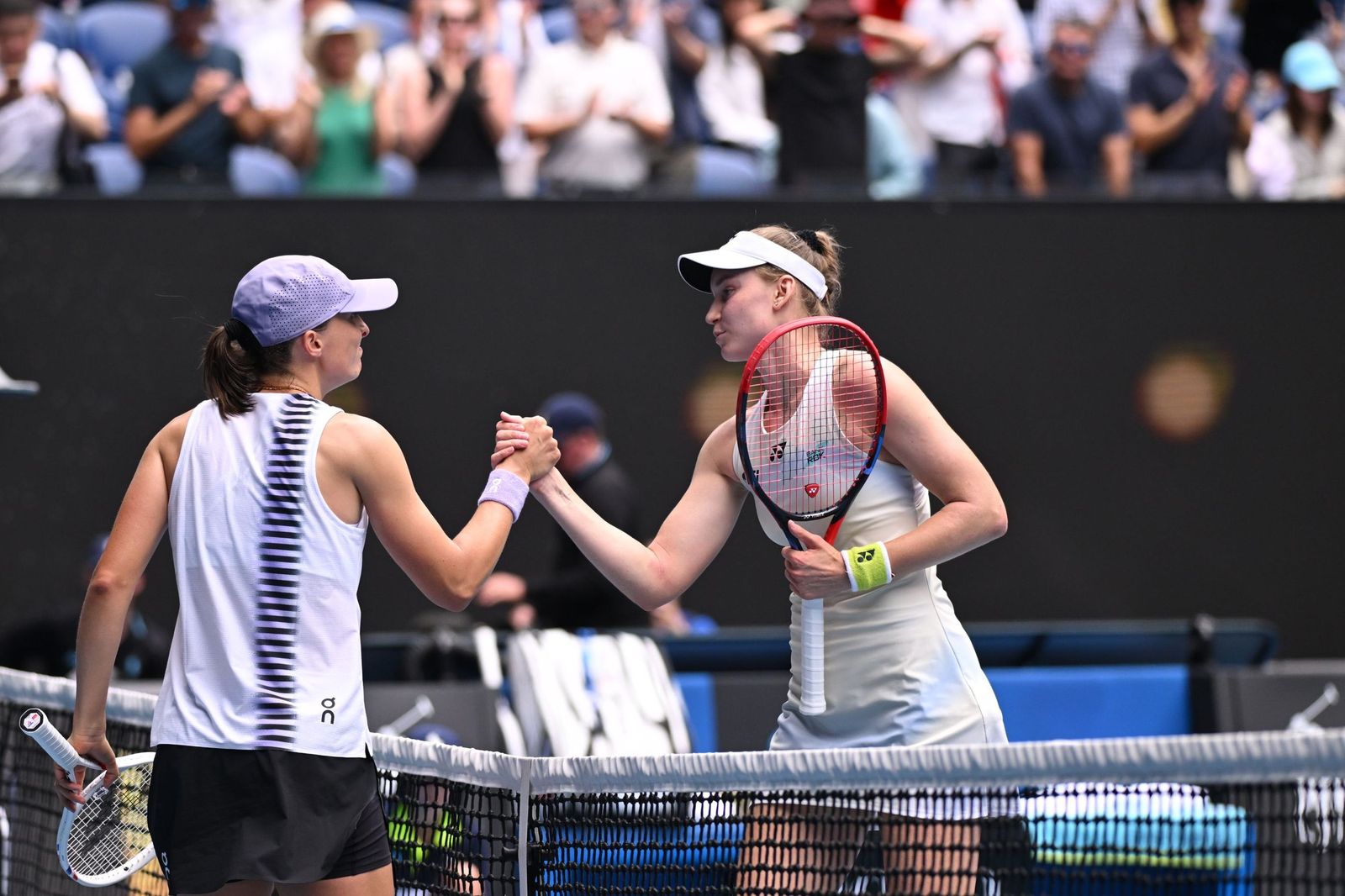 Las fotos de la retirada de Musetti ante Djokovic y del resto de cuartos de final