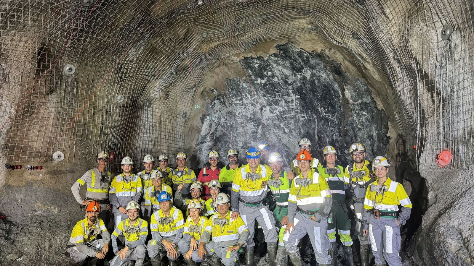 Trabajadores de la empresa.