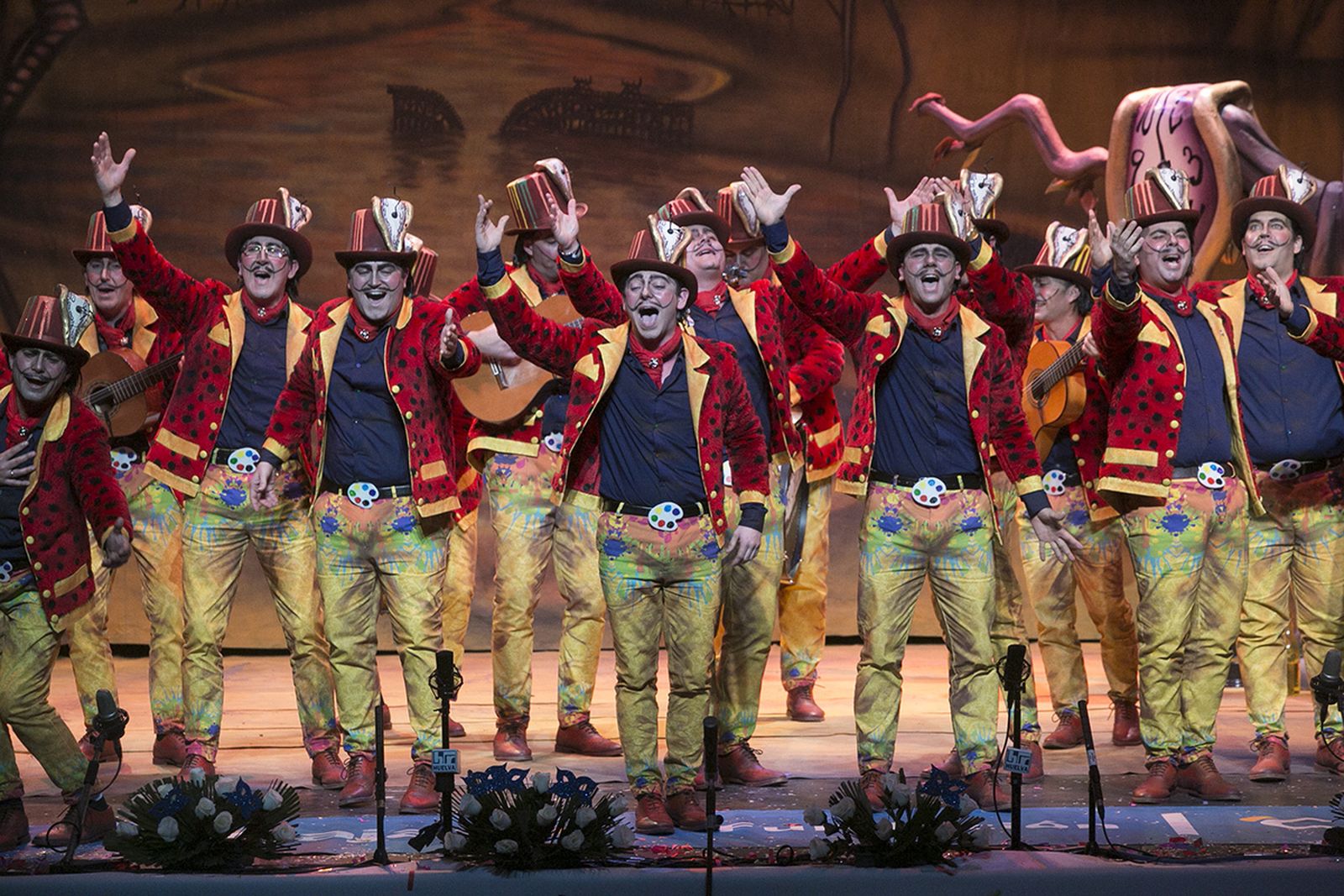 La final del Carnaval Colombino, en imágenes