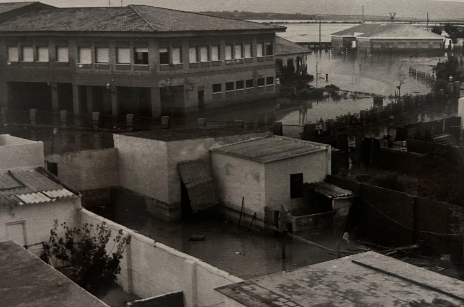 Efectos del temporal e inundaciones de enero de 1996 en Huelva.