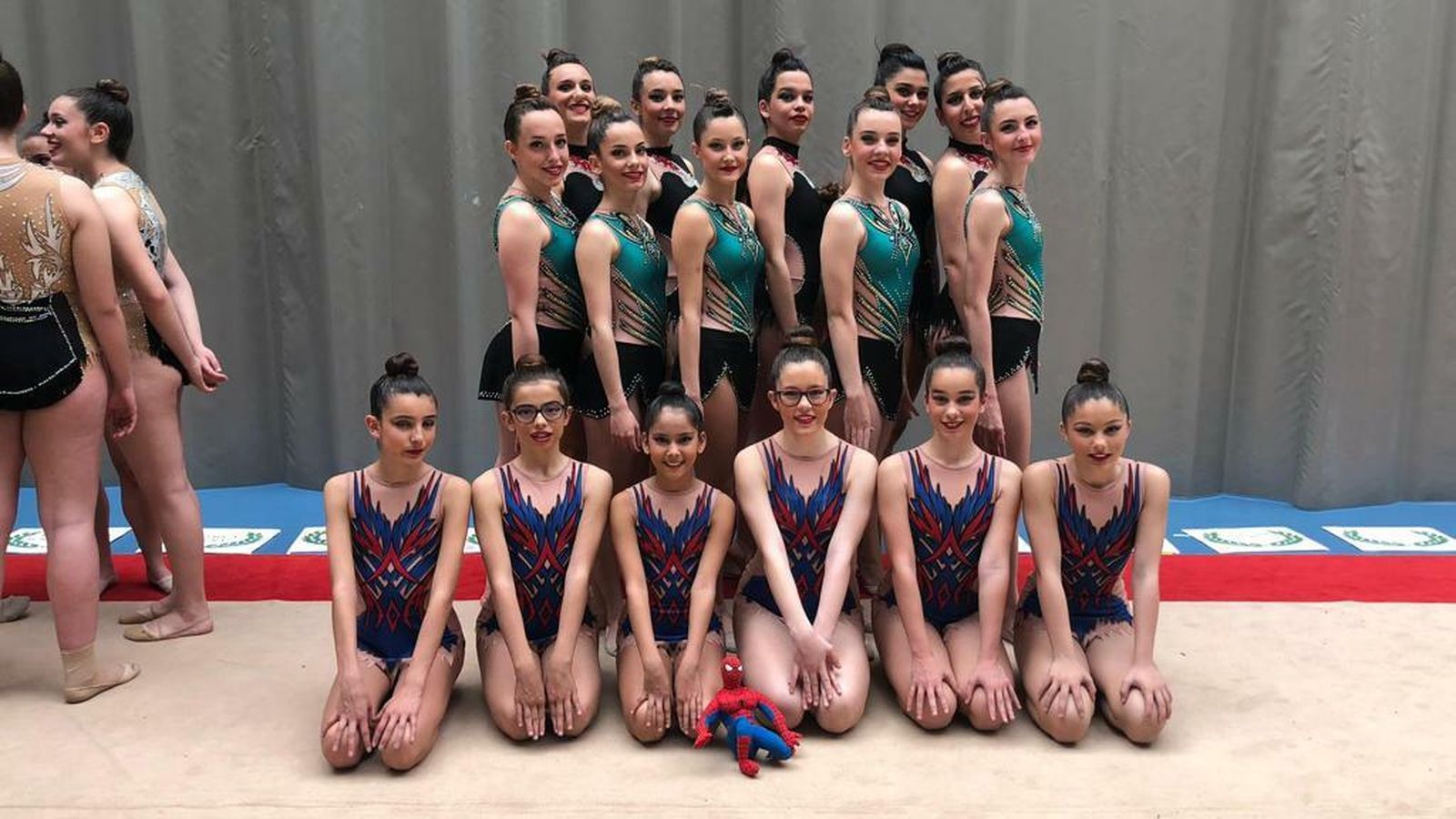 Las representantes del Liceo Córdoba, en el Torneo de La Chana.