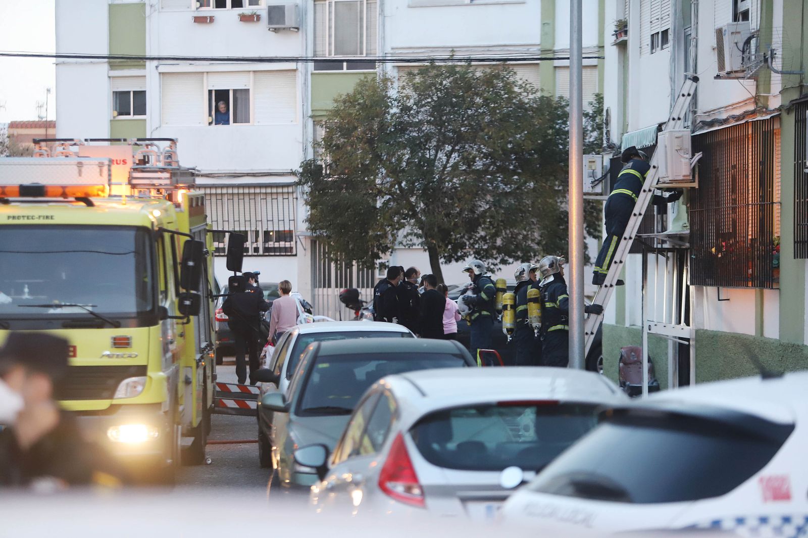 Imágenes del incendio en Santo Tomás de Aquino
