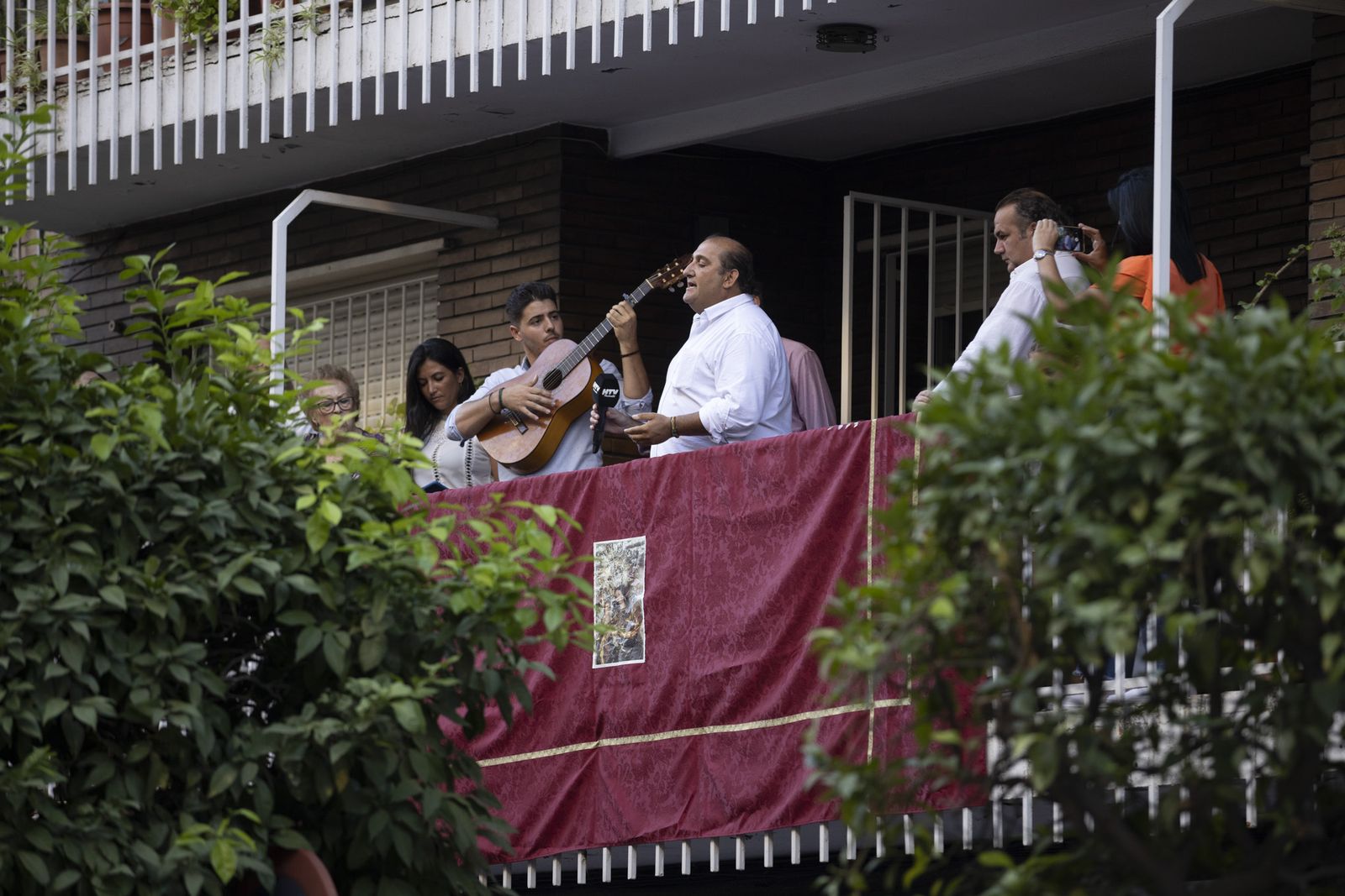 Imágenes de la salida de la Virgen de la Cinta desde la Catedral hacia el Santuario