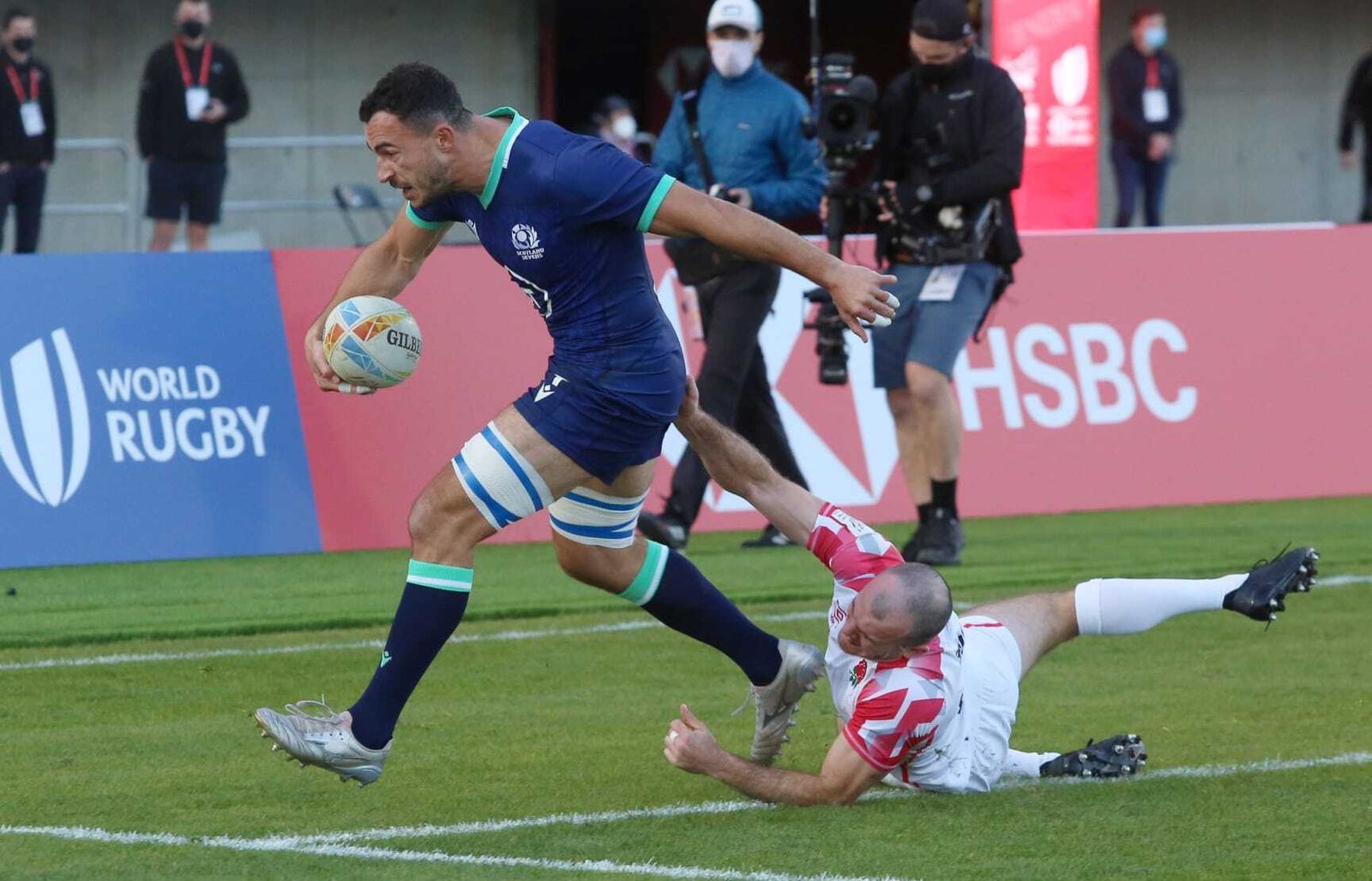 El primer día de las HSBC World Rugby Sevens Series, en fotos