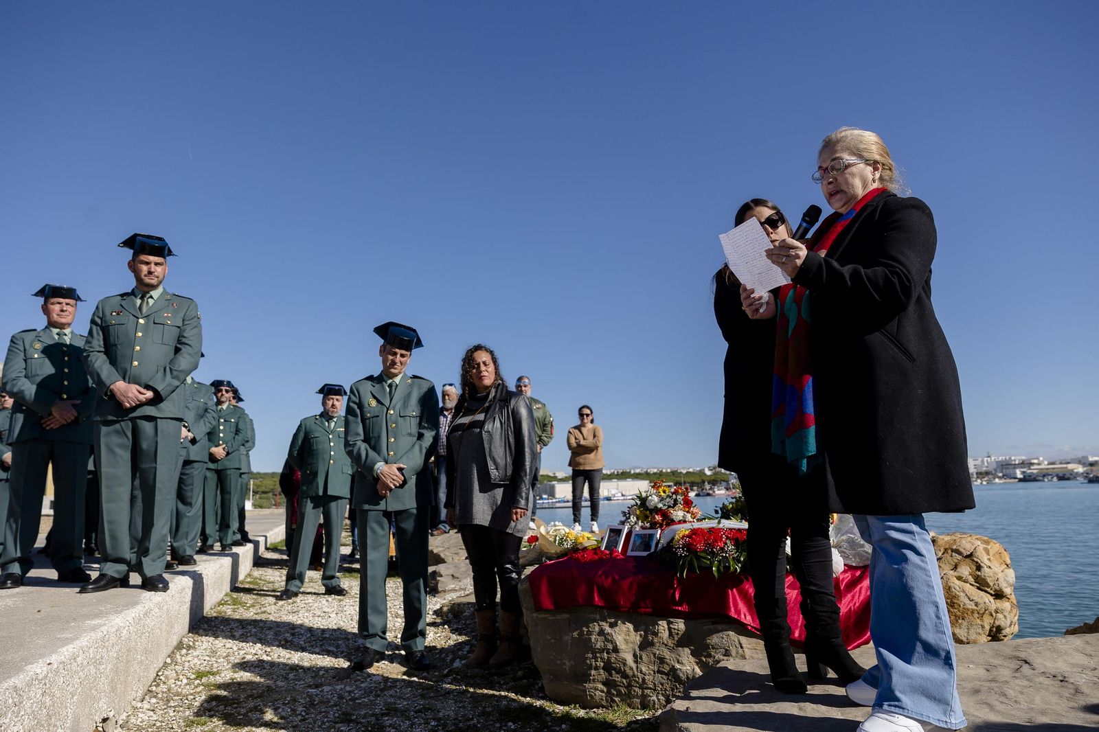 Todas las imágenes del homenaje homenaje a los dos guardias civiles que murieron arrollados por una narcolancha