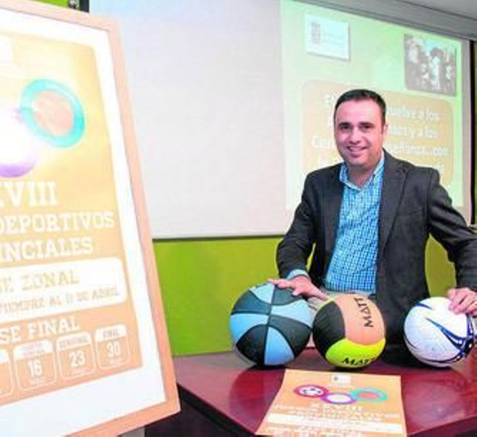 Francisco Rodríguez, durante la presentación de los JDP.