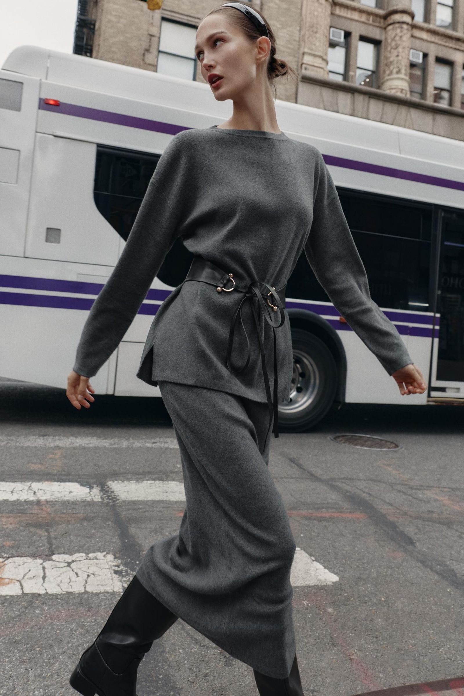 Conjunto de punto de Zara.