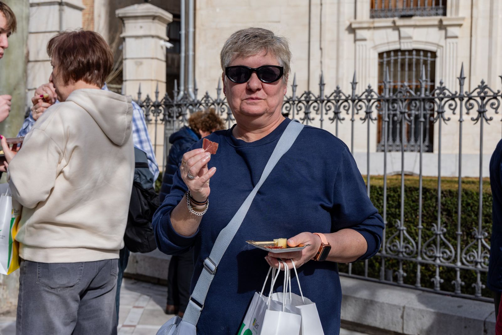 Izado de la Bandera de Andalucía y en un desayuno molinero en Jaén