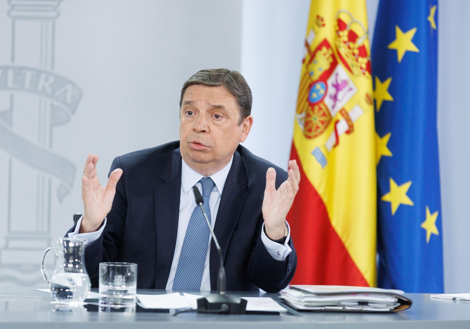 Luis Planas, durante su comparecencia de este 11 de mayo.