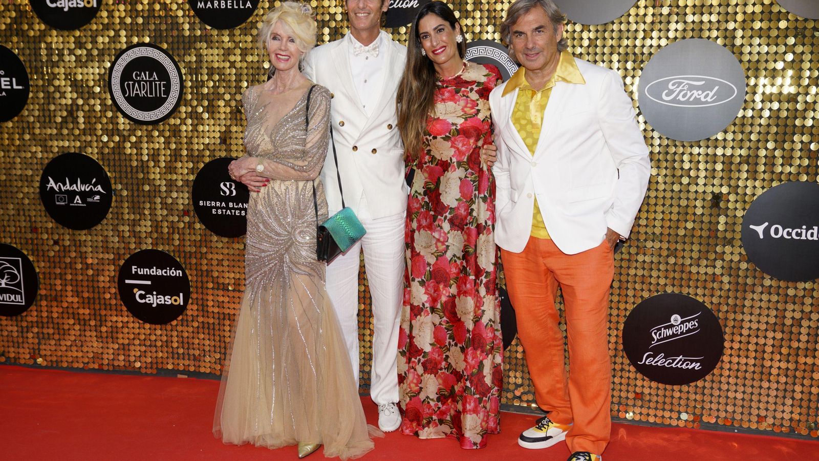 Gunila Von Bismarck y Hubertus Von Hohenlohe con la familia en Marbella.