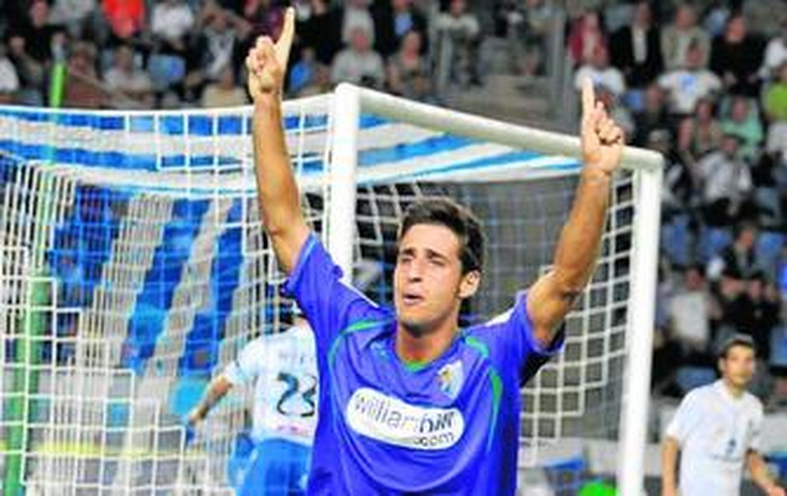 Javi López ha sido titular esta campaña en 9 partidos con el Málaga.