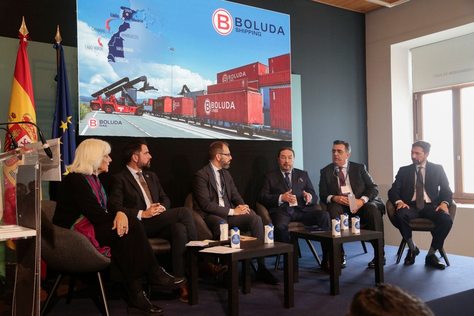 Uno de los paneles que dieron forma a este foro sobre logística portuaria